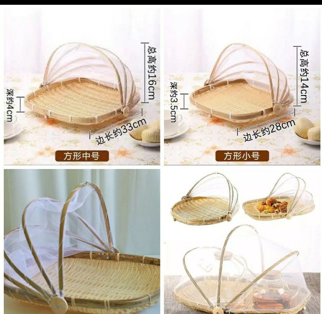 Panier en osier tissé à la main en bambou