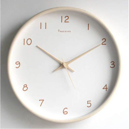 Floroux | Horloge murale en bois faite à la main