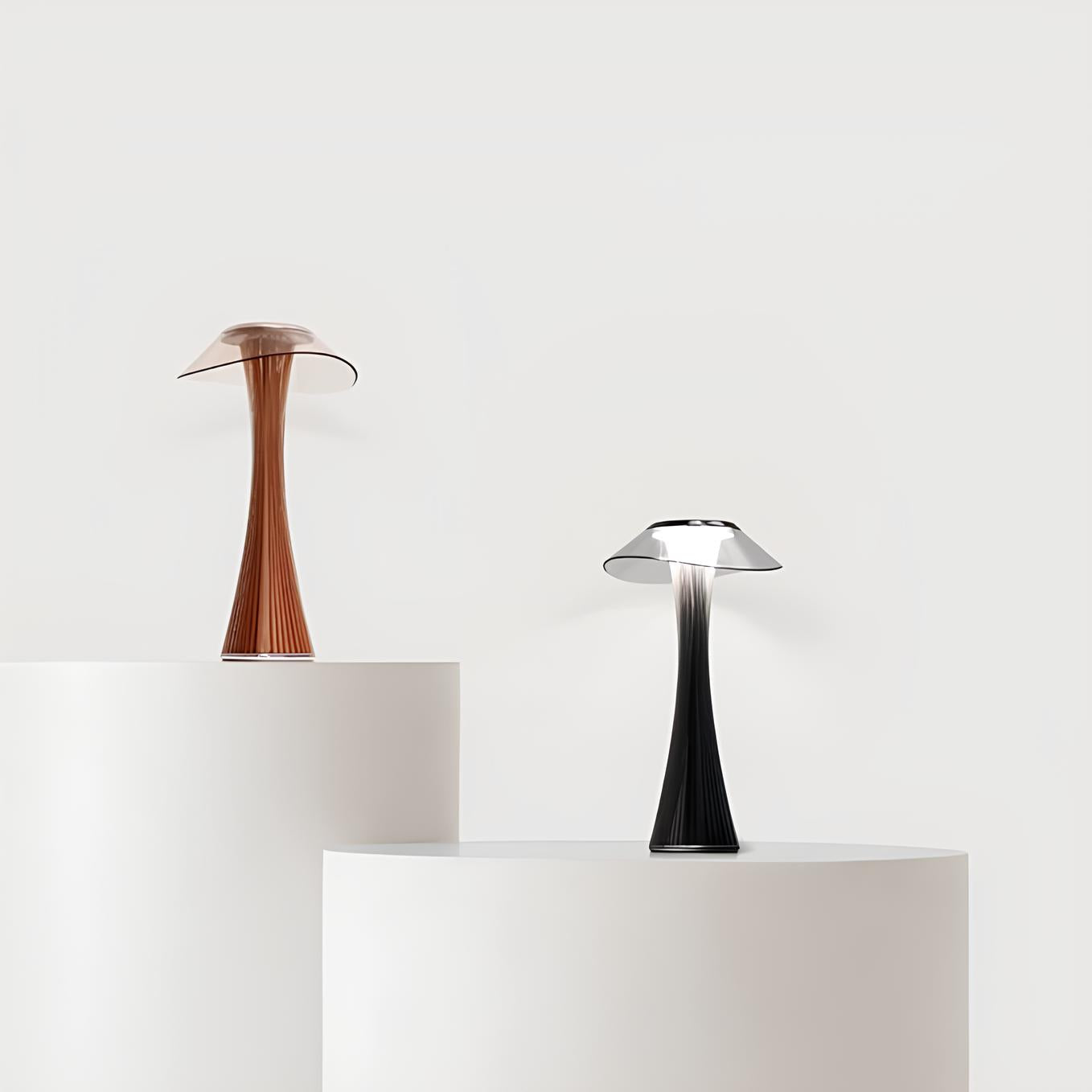 Lampe Flare Sculptée | Lampe de Table LED Nordique