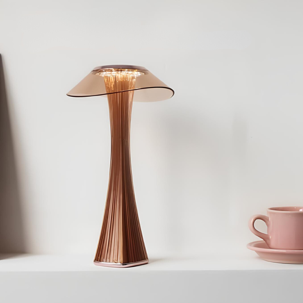 Lampe Flare Sculptée | Lampe de Table LED Nordique