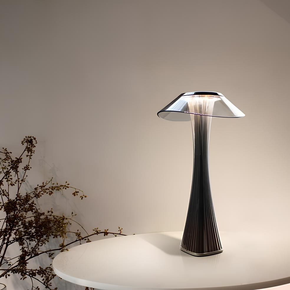 Lampe Flare Sculptée | Lampe de Table LED Nordique