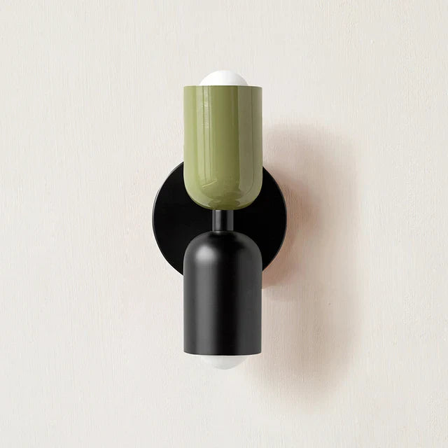 Applique murale double tête nordique minimaliste