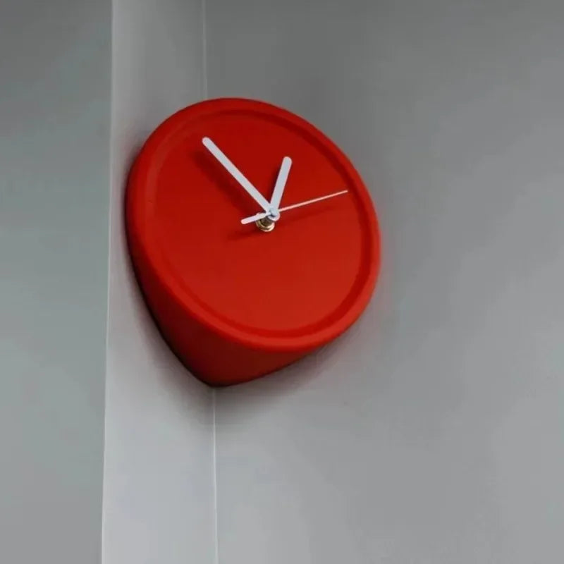 SilentCorner Horloge - Horloge mural silencieux élégant sans perçage