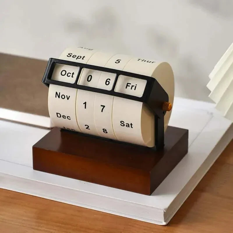 Très chic rétro bureau calendrier éternel