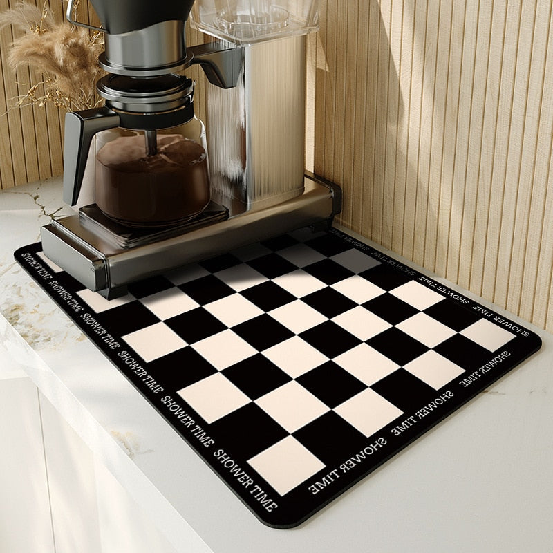 Absorbmat Premium - Le Tapis de Cuisine Parfait pour Vaisselle Sèche et Sûre