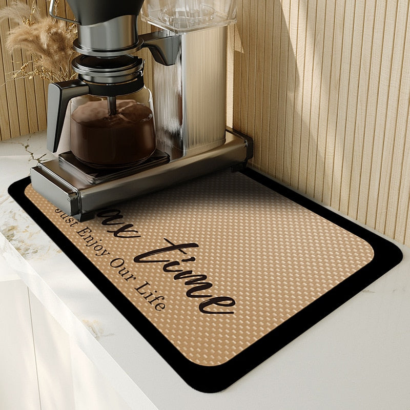 Absorbmat Premium - Le Tapis de Cuisine Parfait pour Vaisselle Sèche et Sûre