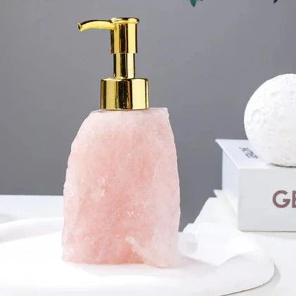 Floroux | Distributeur de savon en pierre précieuse | Élégance pour votre salle de bain