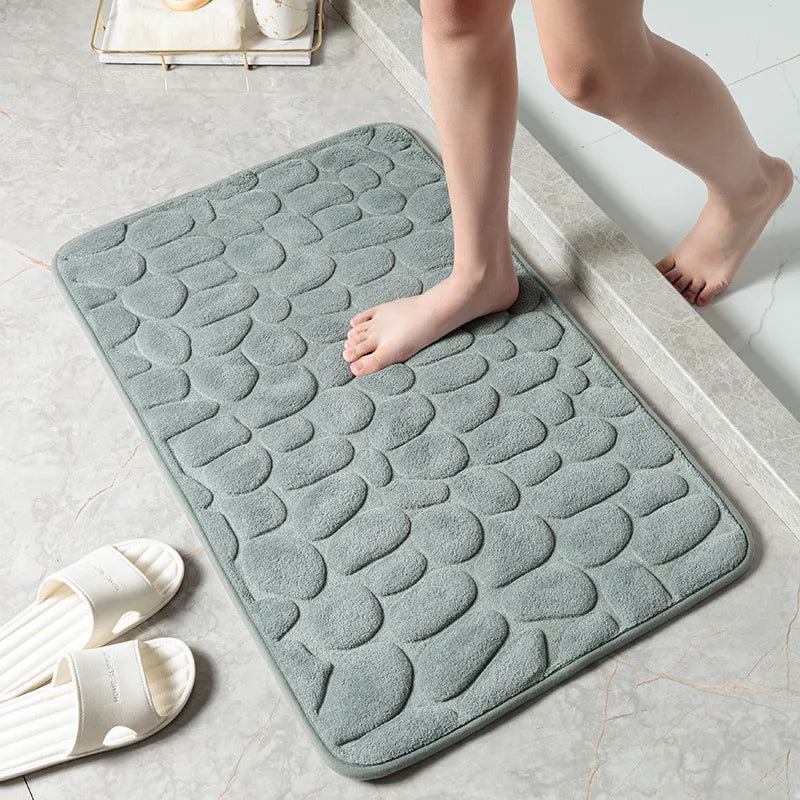 Tapis Mémoire Nuage - Tapis Antidérapant de Salle de Bain en Mousse à Mémoire