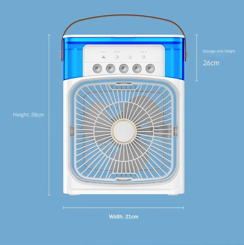 Floroux Mist Fan | Portable Air Cooler | Perfect for Home and Travel