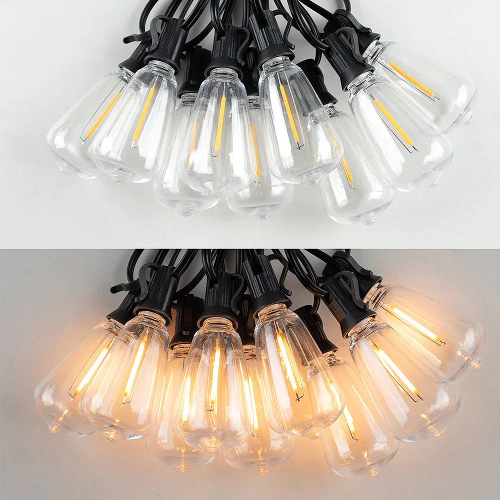 Floroux Outdoor String Lights | Shock Resistant LED Lights | Waterproof | Decor for Garden & Terrace