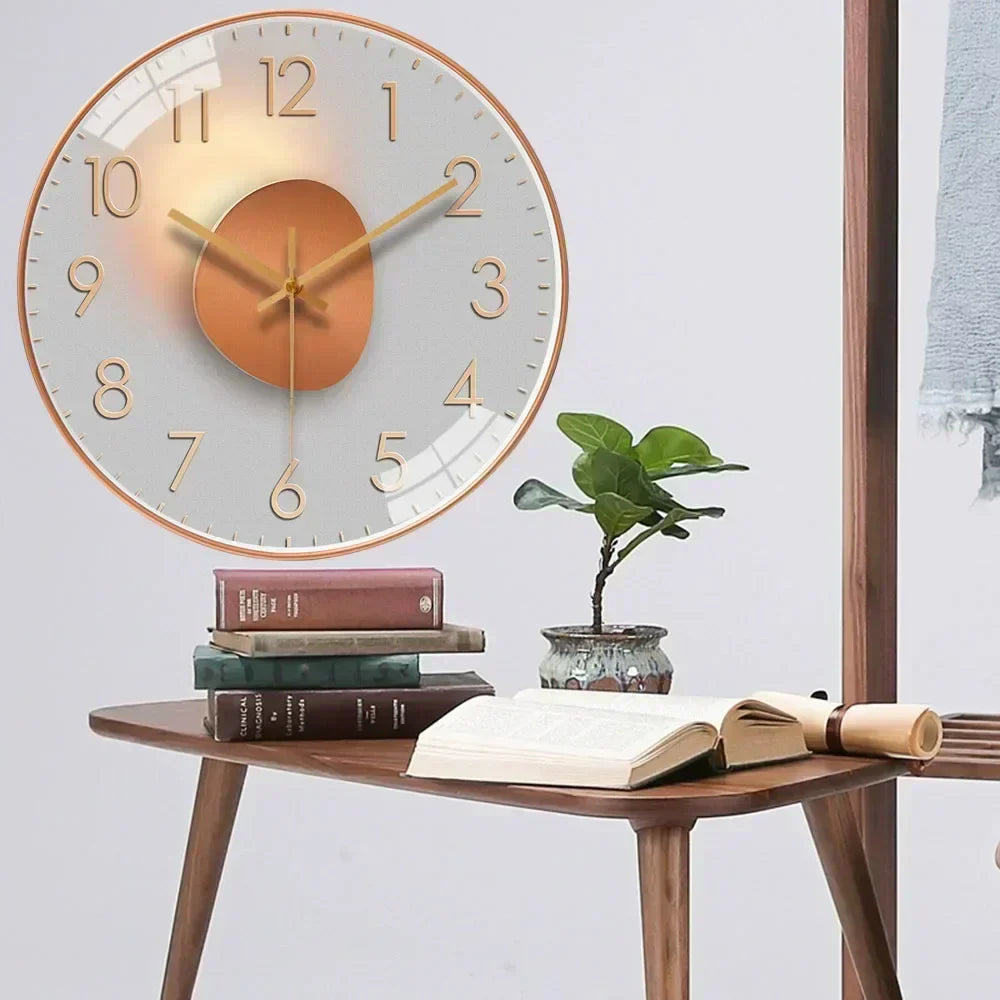 Floroux Horloges murales SilentTime - Design classique et élégant