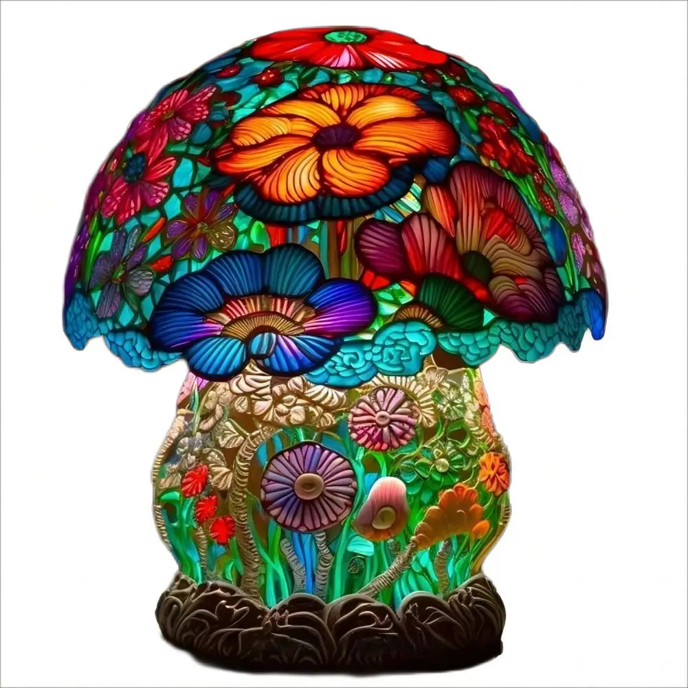 Lampe de table vintage champignon