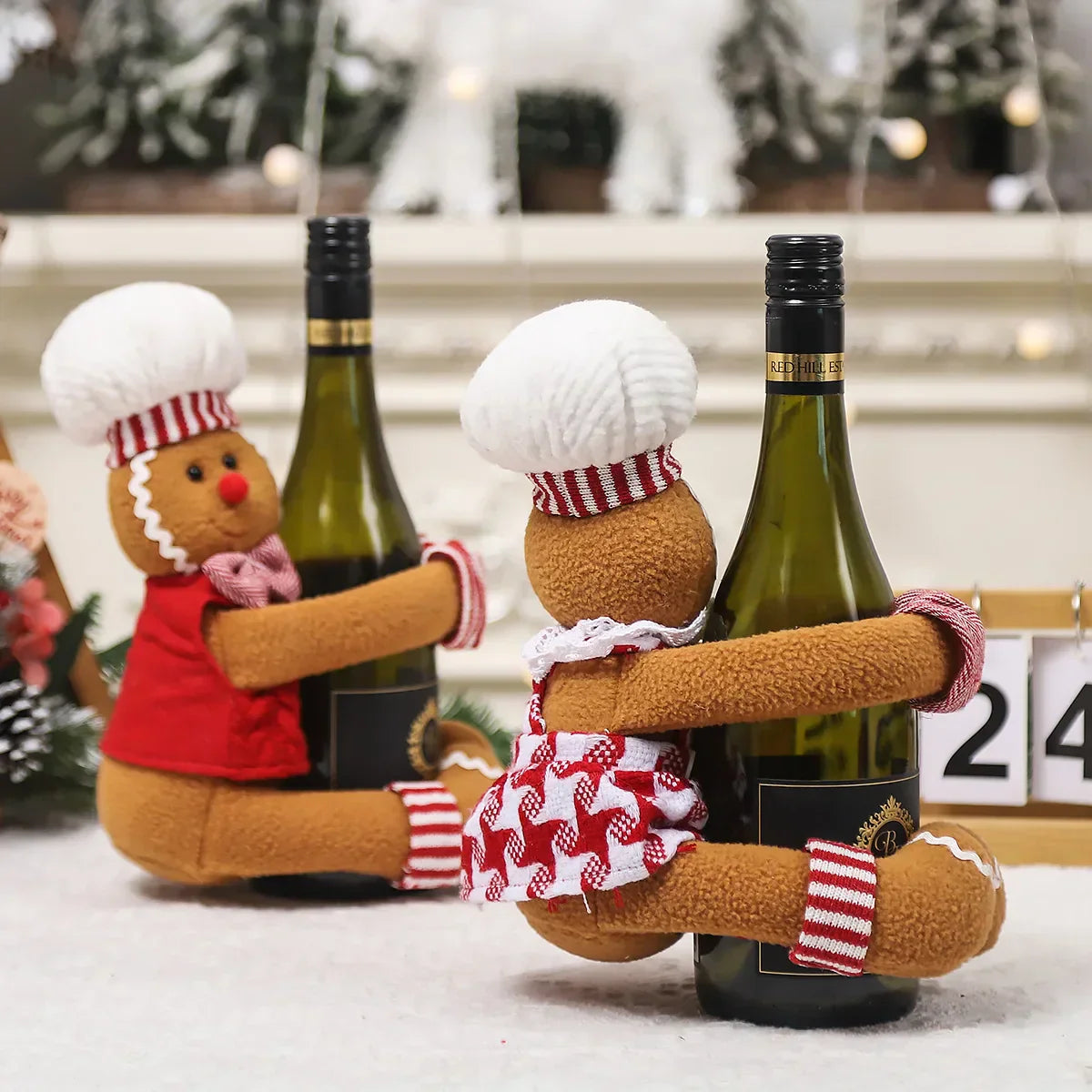 Floroux - Figurines de câlin de Noël charmantes pour une atmosphère festive