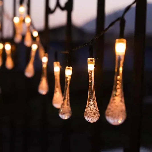 MagicGlow Lampe de Jardin - Guirlande de Fleurs Énergétique Enchantée