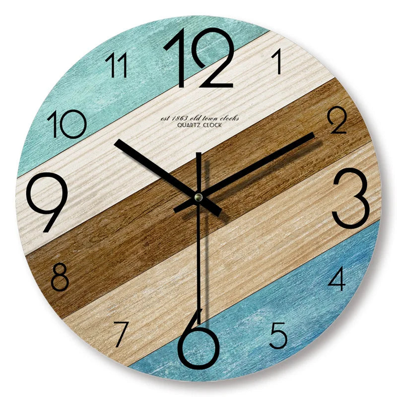 Horloge NaturelDesign – Horloge Murale en Bois Élegant