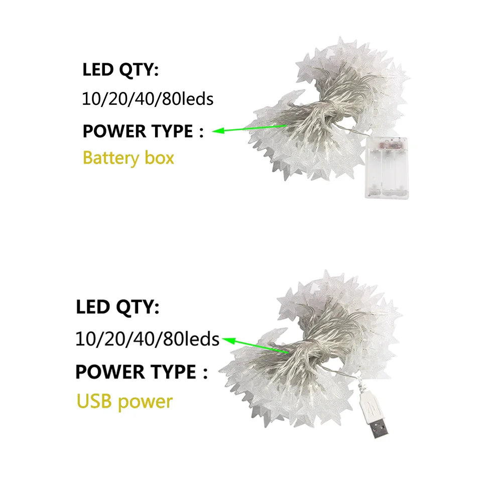 Guirlande lumineuse extérieure LED - Ampoules brillantes pour mariage, fête, Noël et décoration de jardin - Options chaudes/froides/multicolores