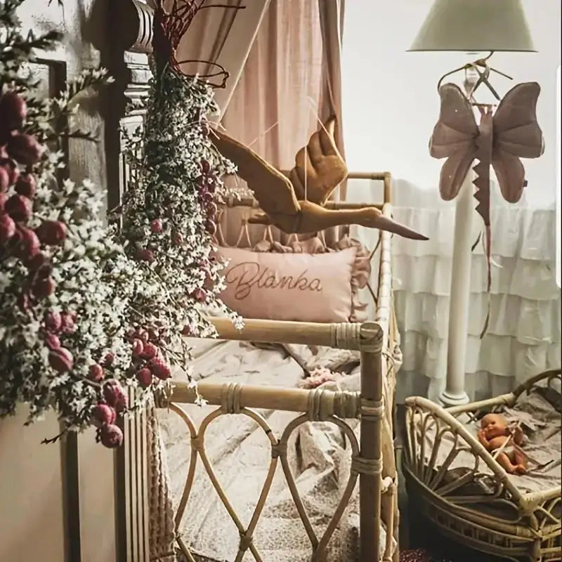 Jouet en peluche Cygne suspendu | Belle décoration pour la chambre des enfants