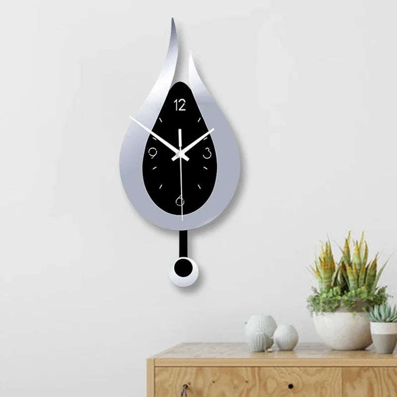 WaterDrop Clock - Pendule minimaliste murale