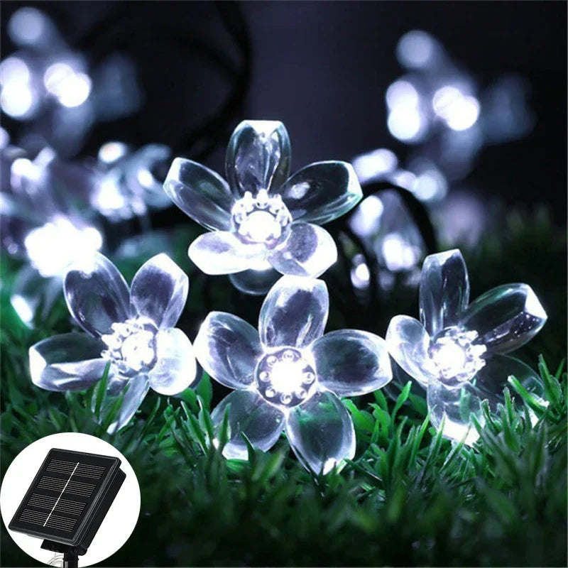 Flora – Guirlande de fleurs à énergie solaire