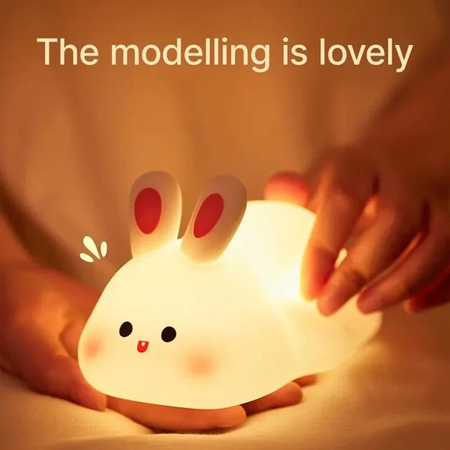 Lampe Squishy - Lampe de nuit LED pour enfants avec 3 niveaux de variation d'intensité