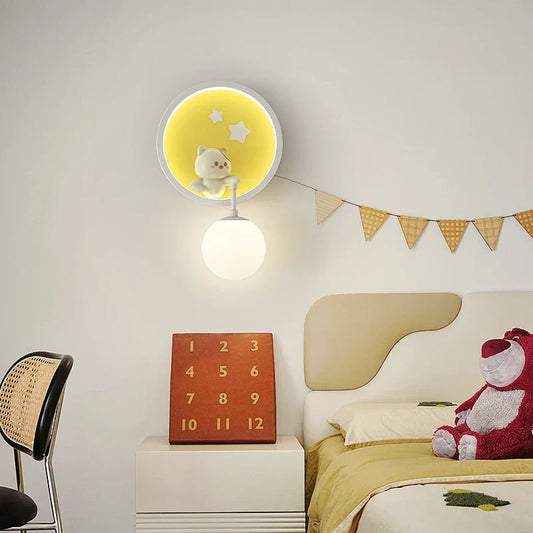 RomanticWall Light – Lampe murale d'animaux ludique pour enfants