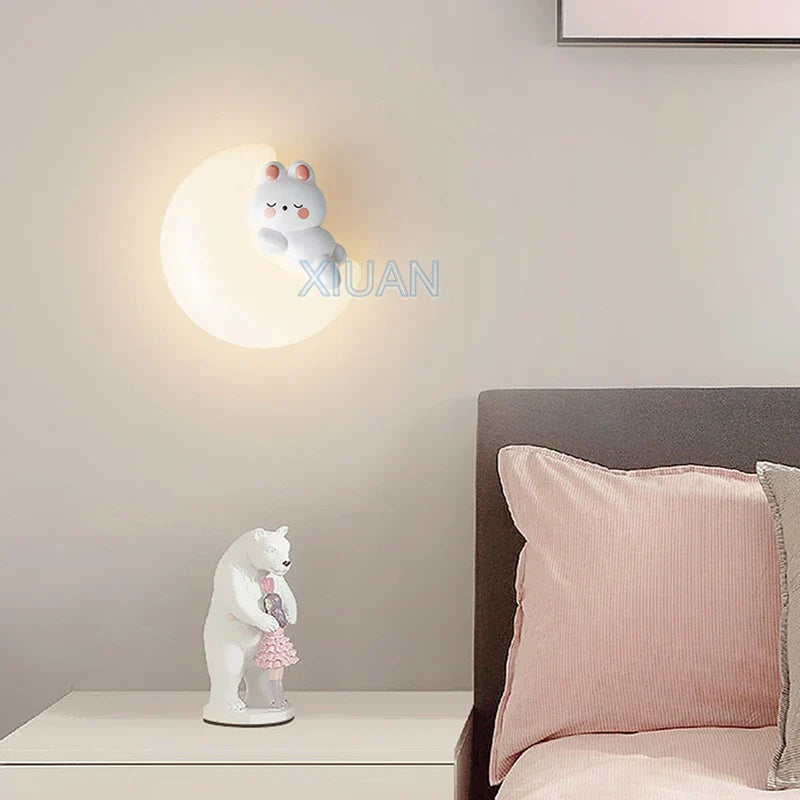 MoonAnimal – Lampe de Lune Magique pour Chambres d'Enfants