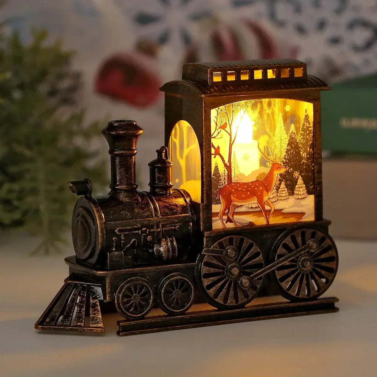 Lampe de Train Nostalgique – Éclairage Rétro
