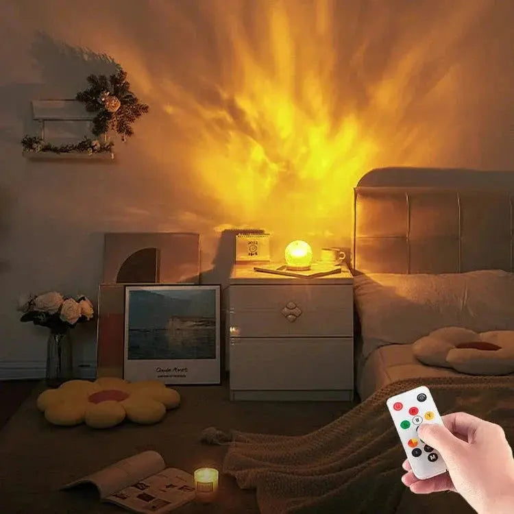 LumiAqua – Lampe Projecteur d'Ondes d'Eau Relaxante