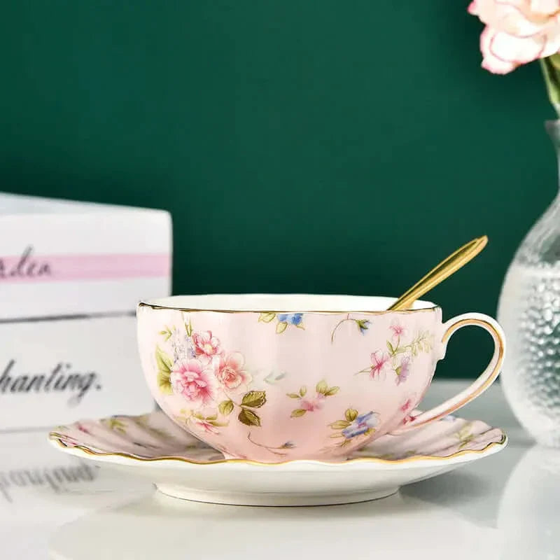 Tasse à café en porcelaine Bone China élégante - Design luxueux et unique
