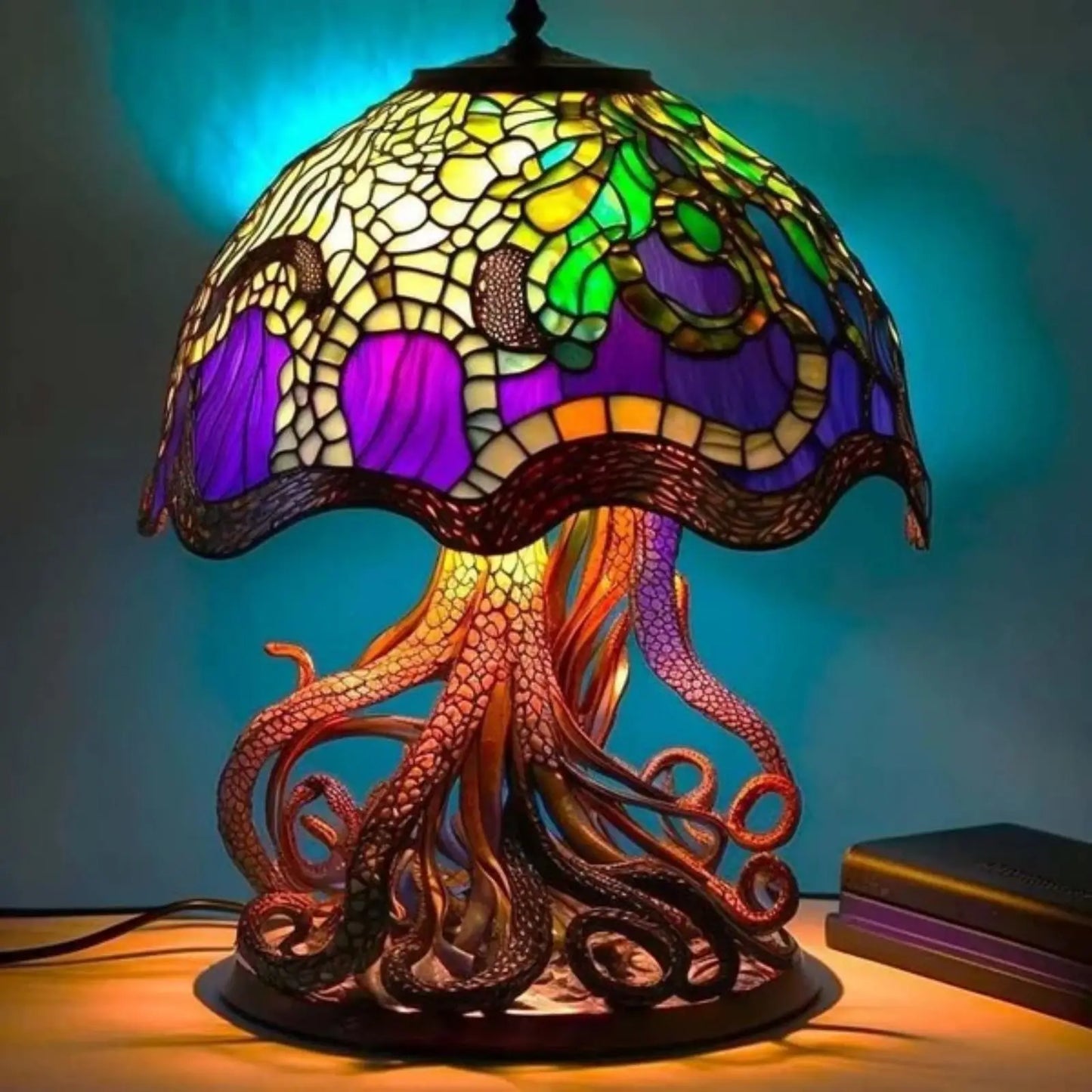Lampe de table vintage champignon
