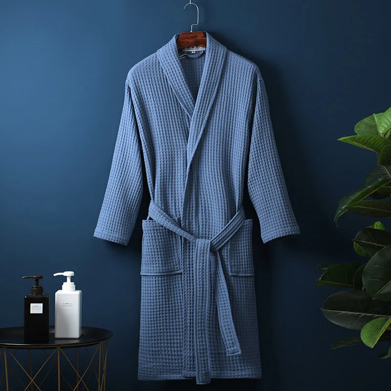 Premium bathrobe Floroux in cotton | Soft and breathable | Perfect for men and women | With pockets