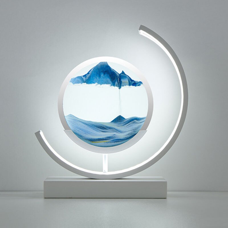 3D-LED-Lampe "Sables du Temps"