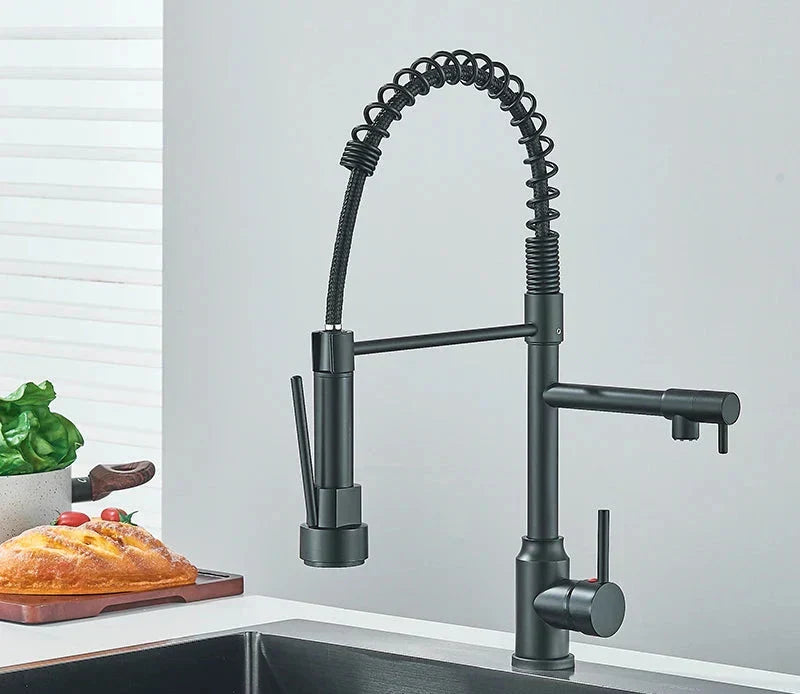 MixMaster – Robinet de cuisine mélangeur flexible pivotant à 360°