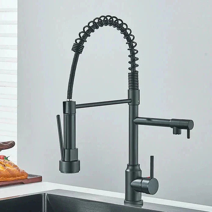 NickelFlex – Robinet de cuisine avec fonction pivotante à 360°