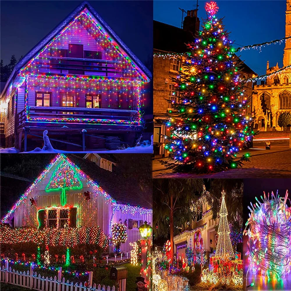 Lumières de Noël Solaires - Éblouissante Lumière String Solaire pour les Fêtes