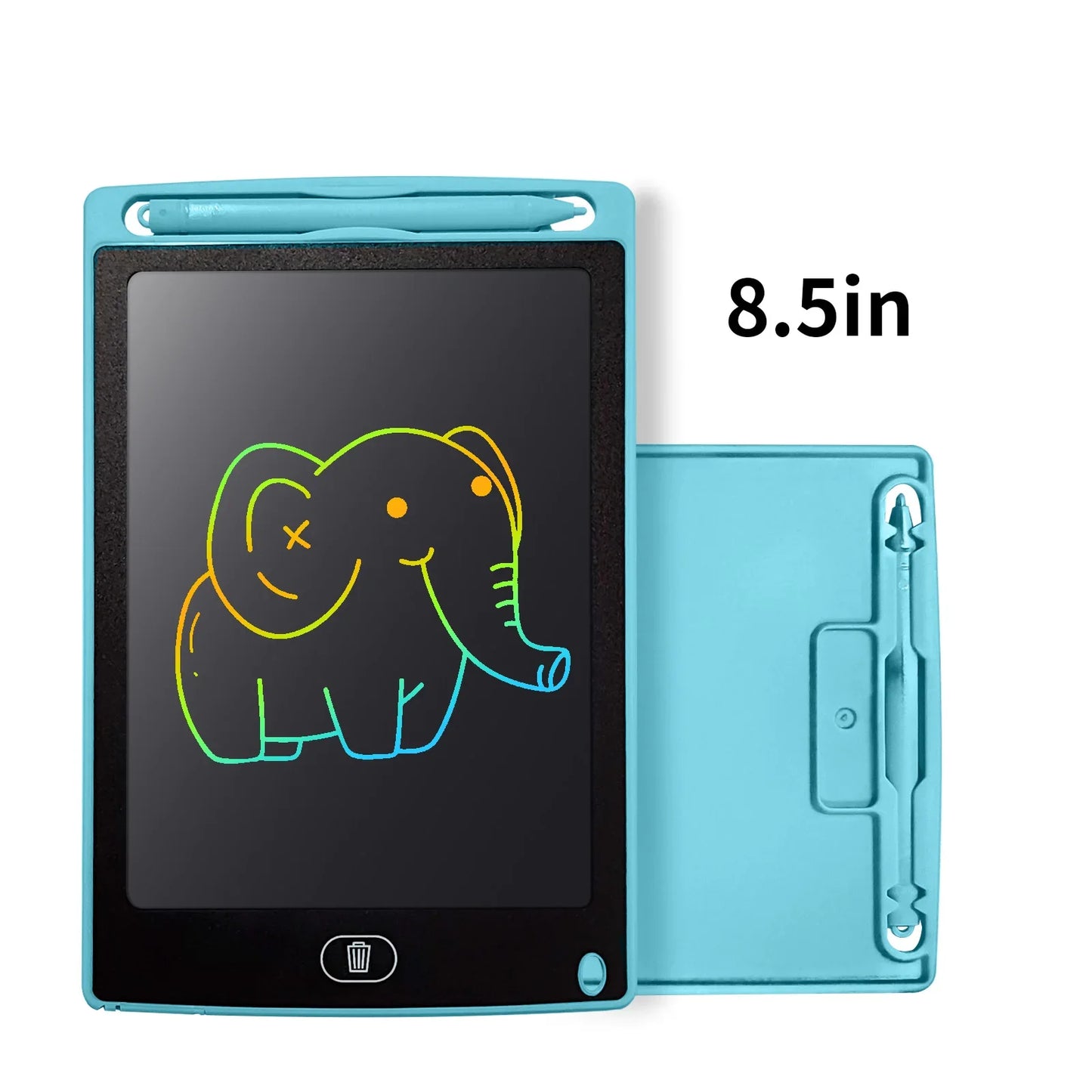 Tablette de dessin LCD de 8,5 pouces pour enfants - Bloc-notes coloré et tableau d'écriture, cadeau de pad de graffiti magique