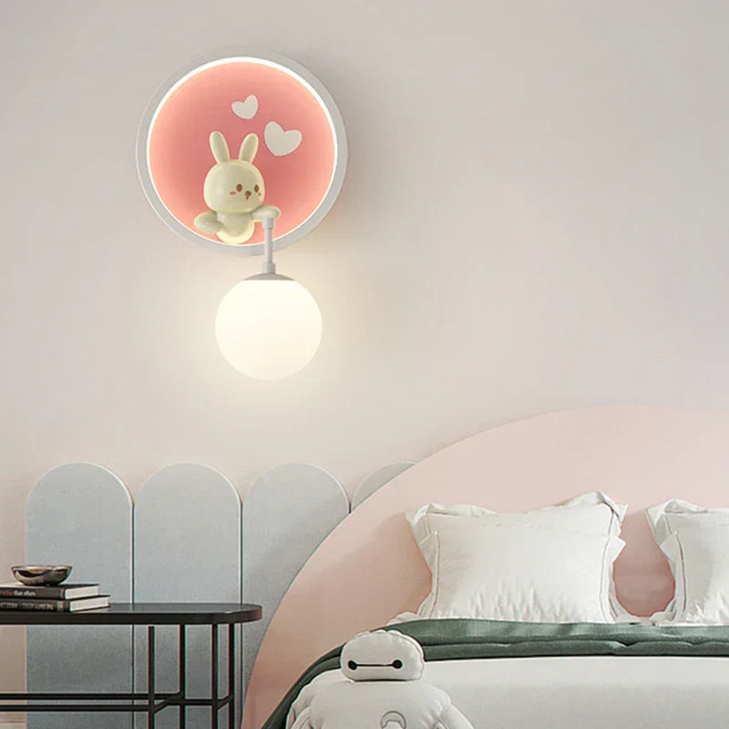RomanticWall Light – Lampe murale d'animaux ludique pour enfants