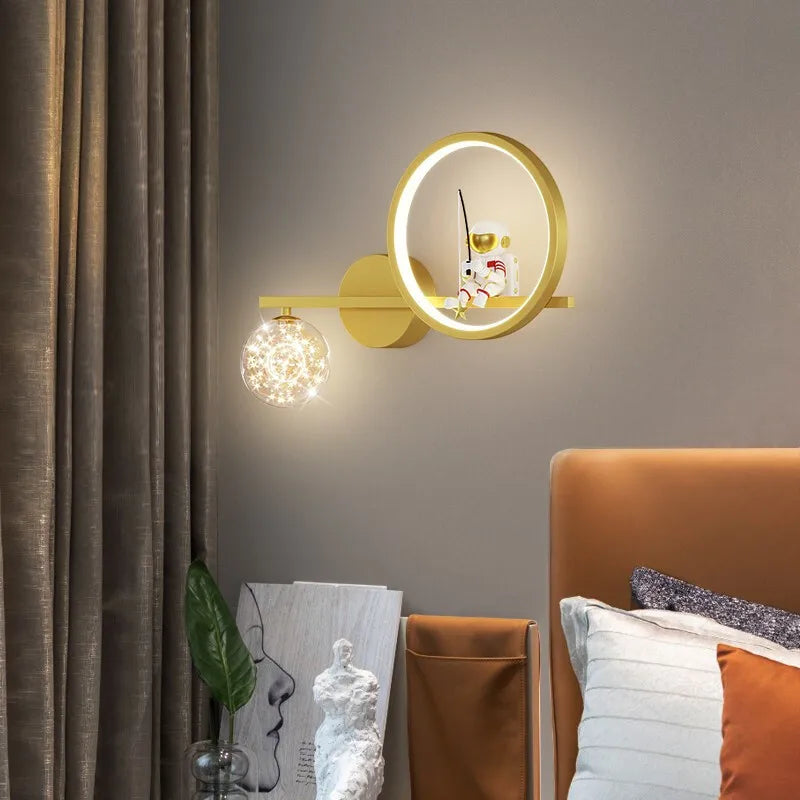 Applique murale Space Sconce projecteur d'étoiles en métal