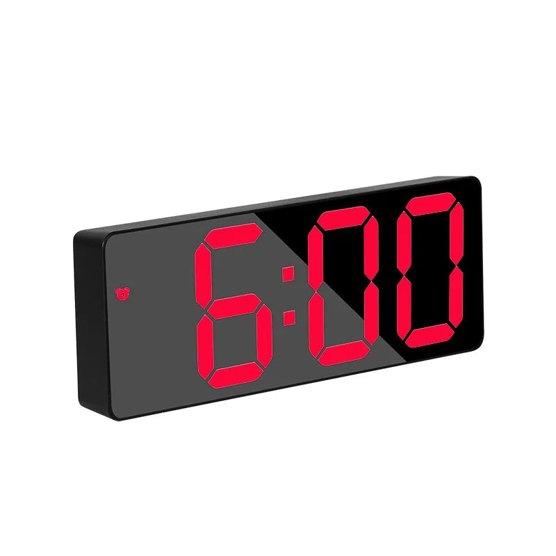 Réveil Miroir LuxTime – Réveil Électronique LED avec Fonction Alarme