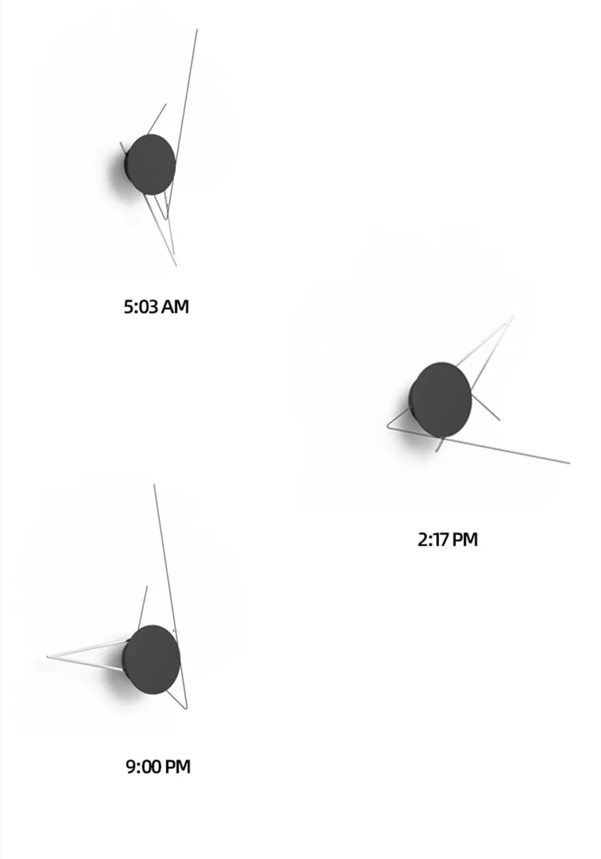 ModernArt Horloge - Horloge Murale Silencieuse pour Minimalisme