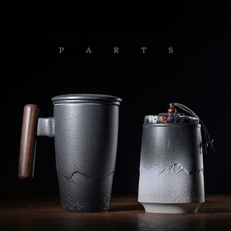 Tasse traditionnelle avec couvercle