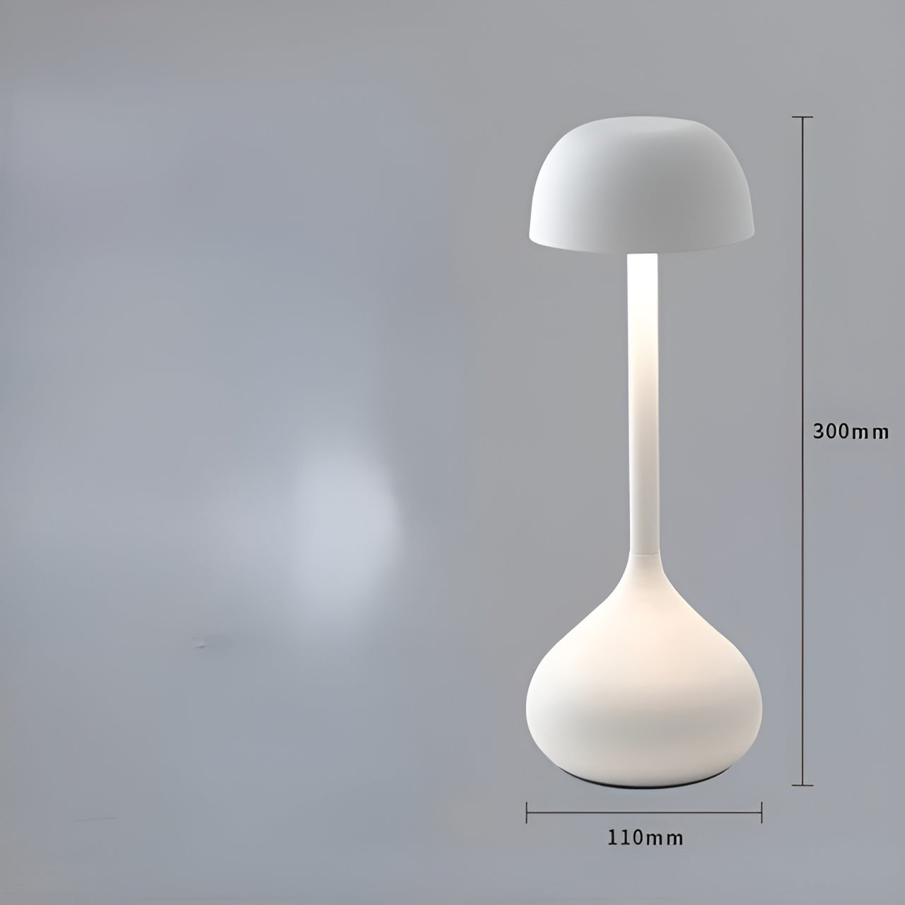 LumiTouch Lampe de Table LED Sans Fil – Élégante, Dimmable et Moderne