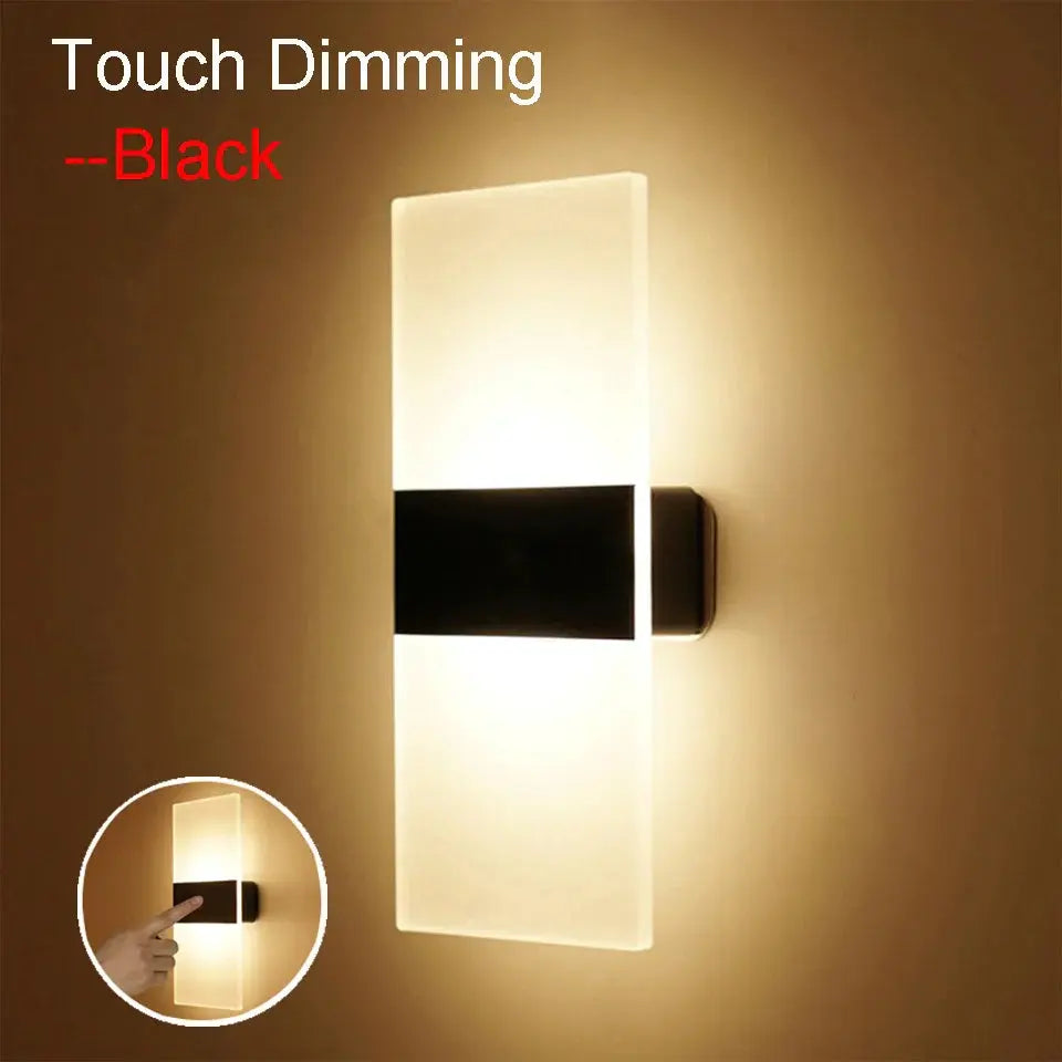 Lumière Éclatante - Applique Murale Tactile Rechargeable USB