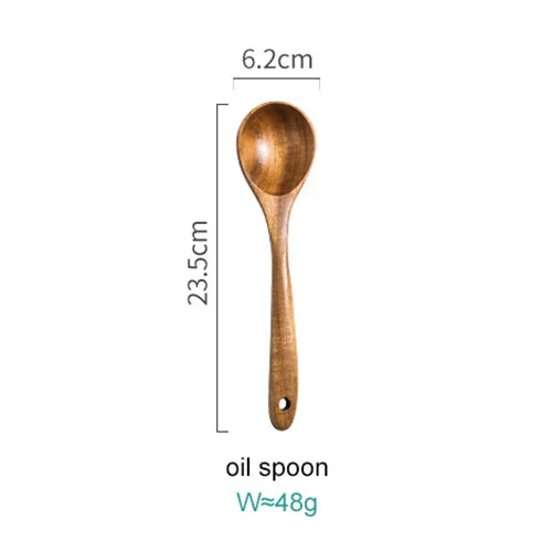 Floroux 8-Piece Acacia Wood Cookware Set | Sustainable Kitchen Accessories | Eco-Friendly and Stylish