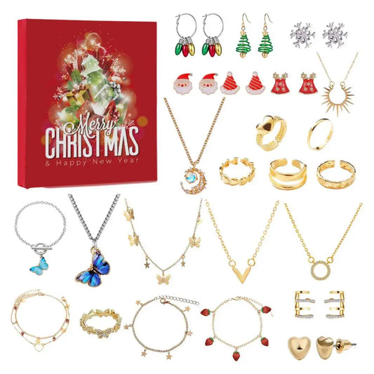 SparkleJoy Calendrier de l'Avent – Bijoux Magiques pour Enfants