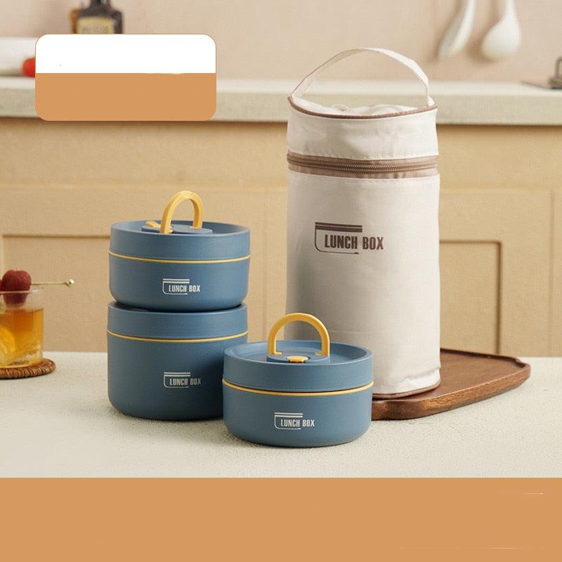 Set de lunchbox isolé intelligent | Idéal pour le travail et les voyages