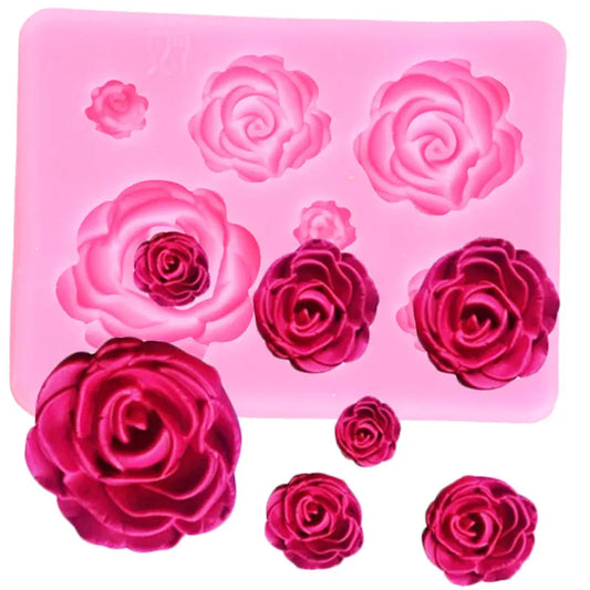 MiniRose - Moule en silicone pour créations florales détaillées
