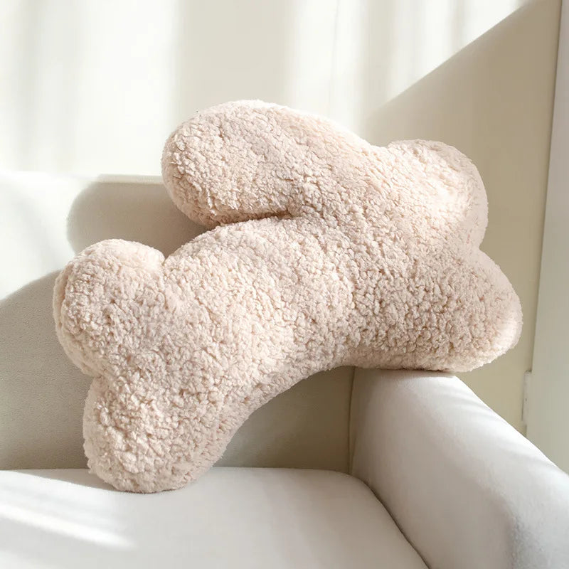 Coussin en peluche – lapin – style simple – coussin de sièges décoratif