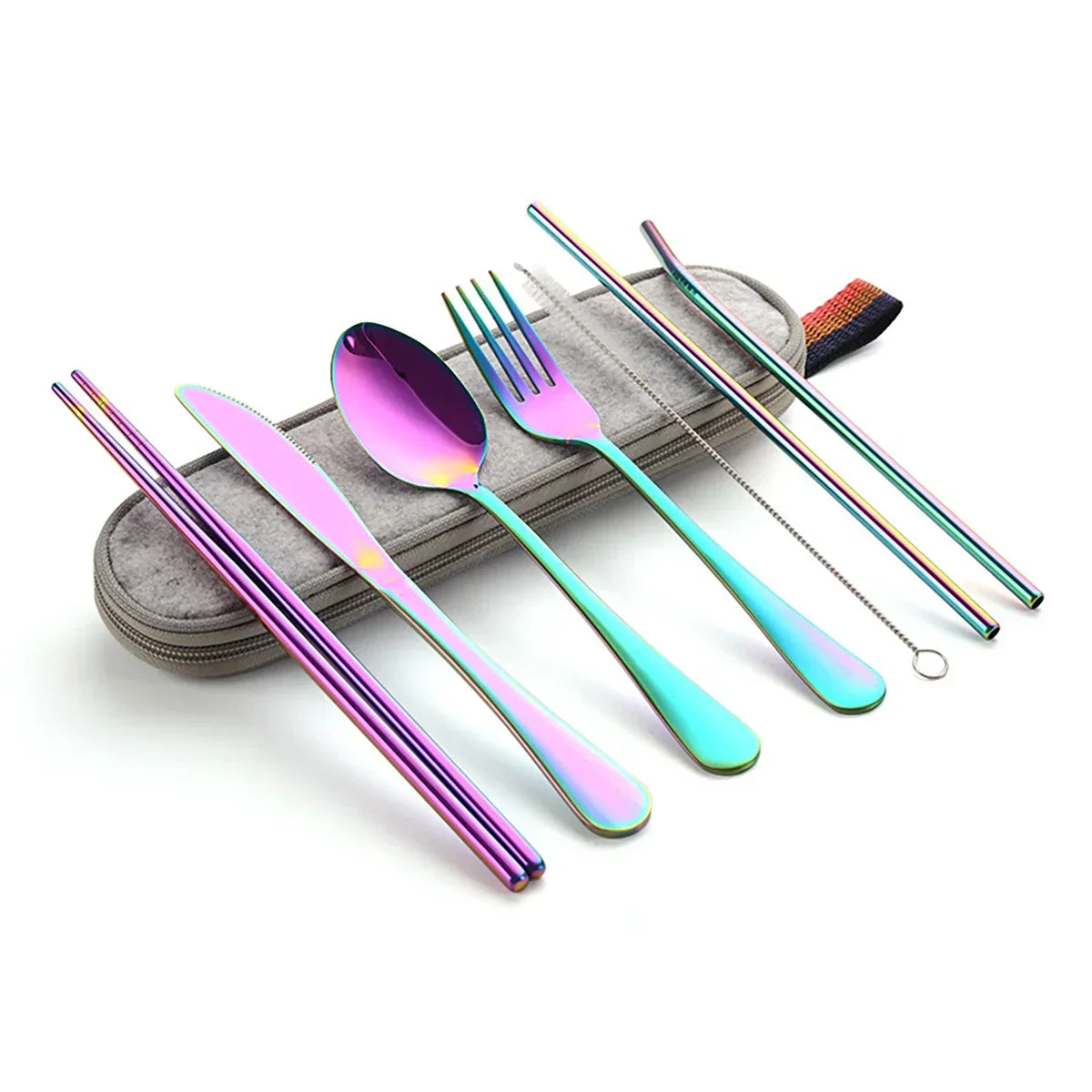 Floroux | Ensemble de couverts portable