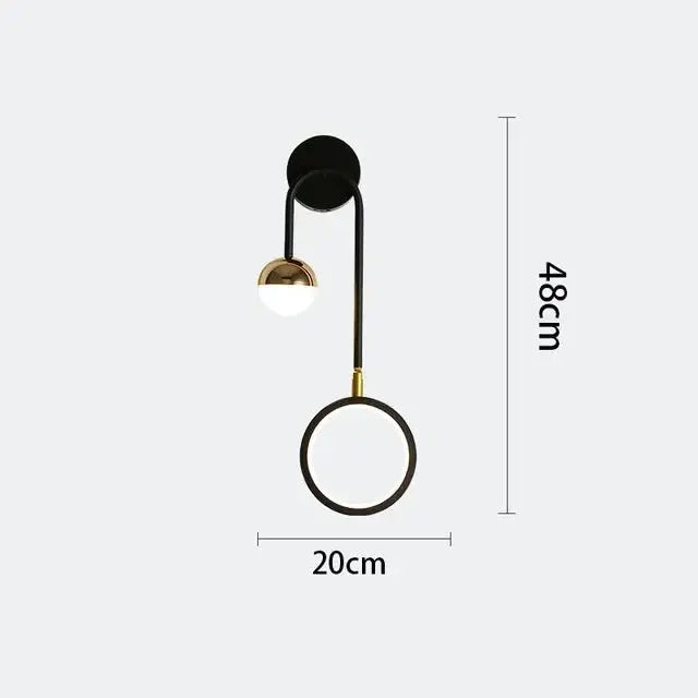 ÉclaiRetro - Applique Murale Minimaliste Rétro